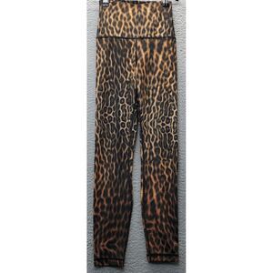 Yogalicious Lux Activewear Leggings Women XS Multi Leopard Print Stretch Pull On
